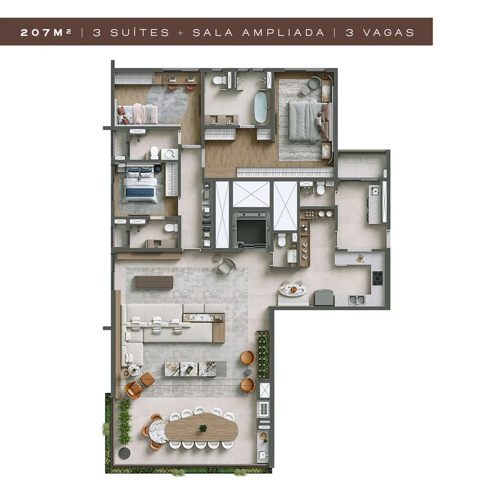 Apartamento, 4 quartos, 207447 m² - Foto 8
