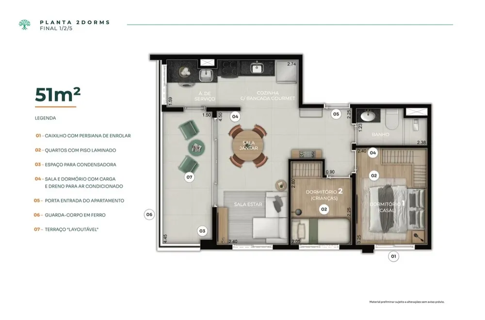 Casa, 2 quartos, 2151 m² - Foto 2