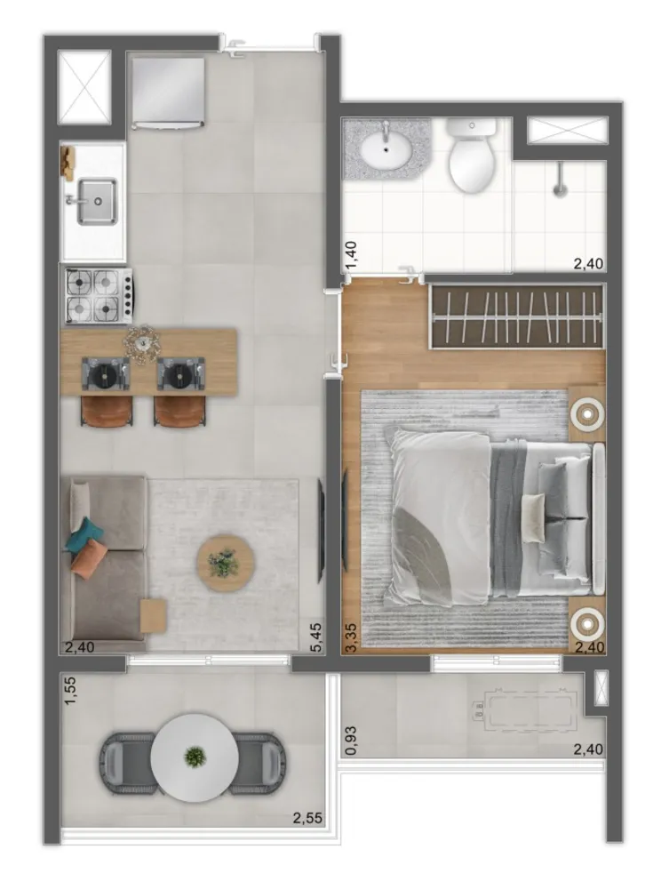 Apartamento, 2 quartos, 3362 m² - Foto 6
