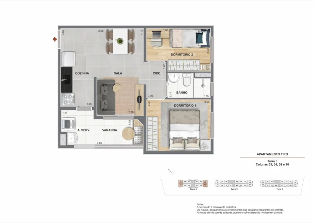 Casa, 2 quartos, 3445 m² - Foto 8