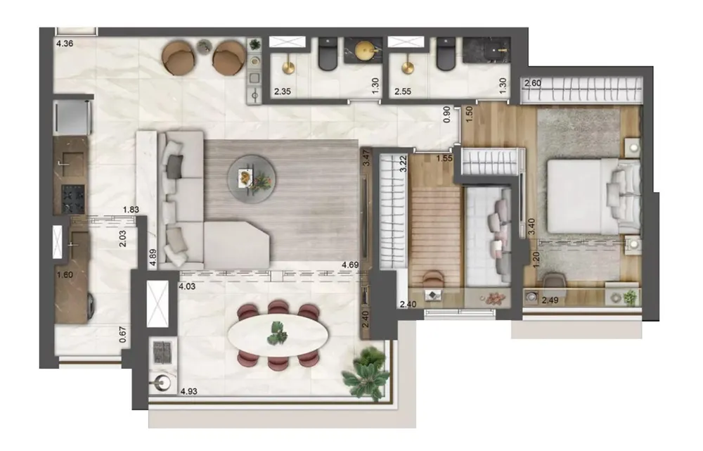 Apartamento, 4 quartos, 86164 m² - Foto 7