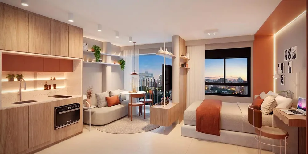 Apartamento, 1 quarto, 2425 m² - Foto 1