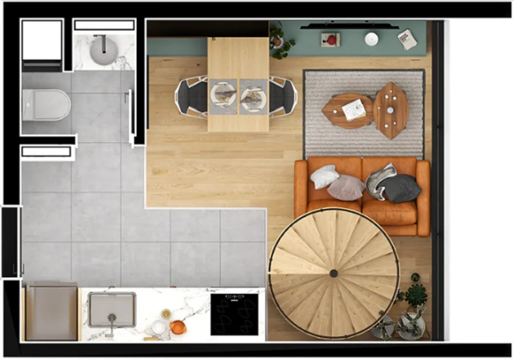 Loft, 37 m² - Foto 9
