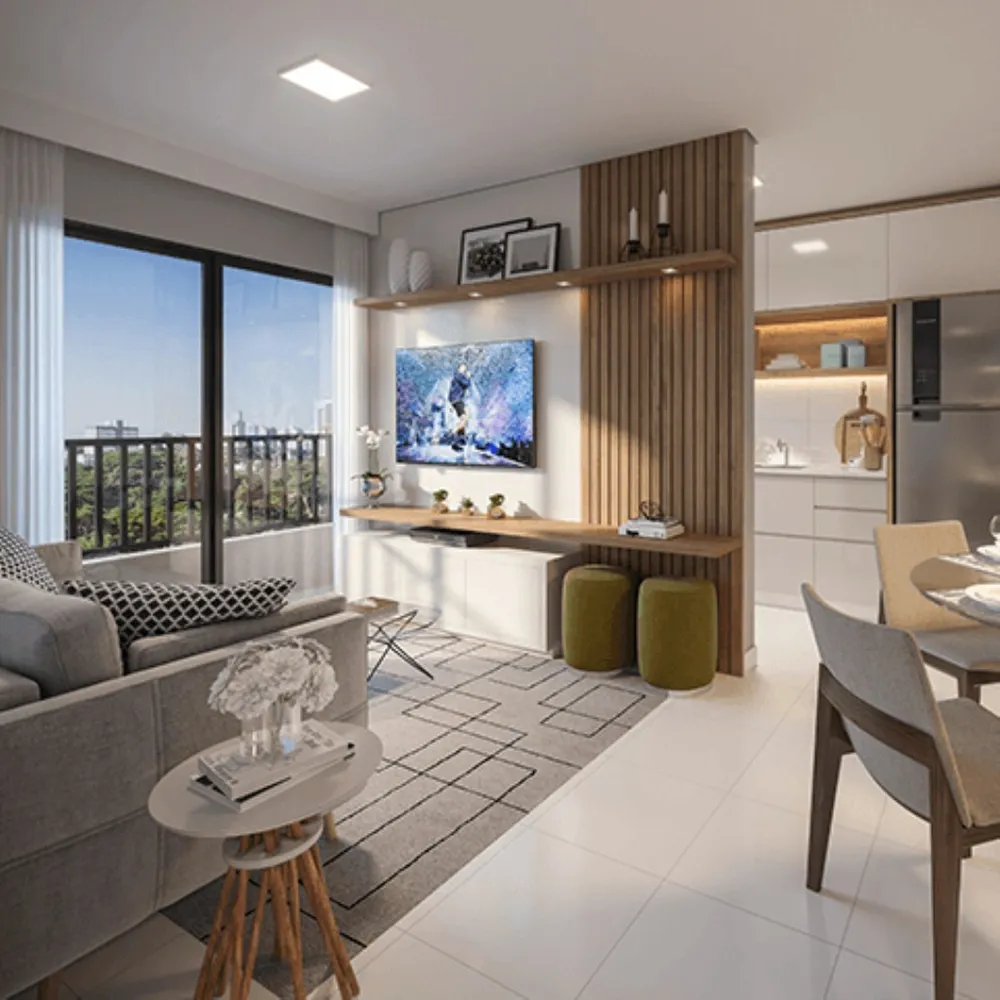 Apartamento, 1 quarto, 57 m² - Foto 2