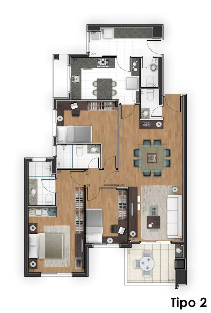 Apartamento, 3 quartos, 105 m² - Foto 7