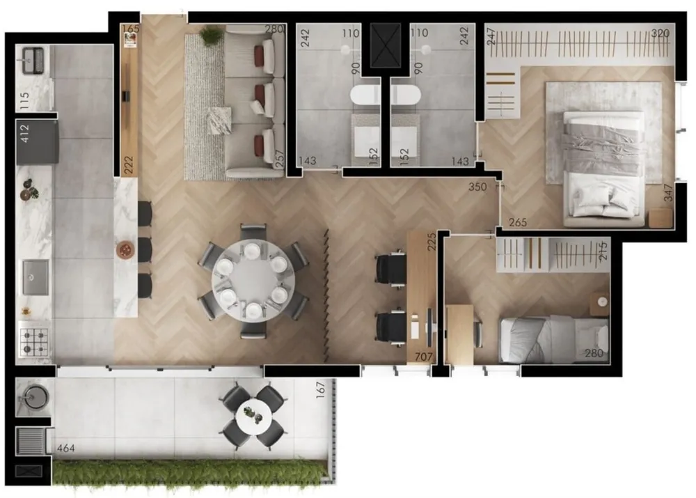 Apartamento, 3 quartos, 75 m² - Foto 8