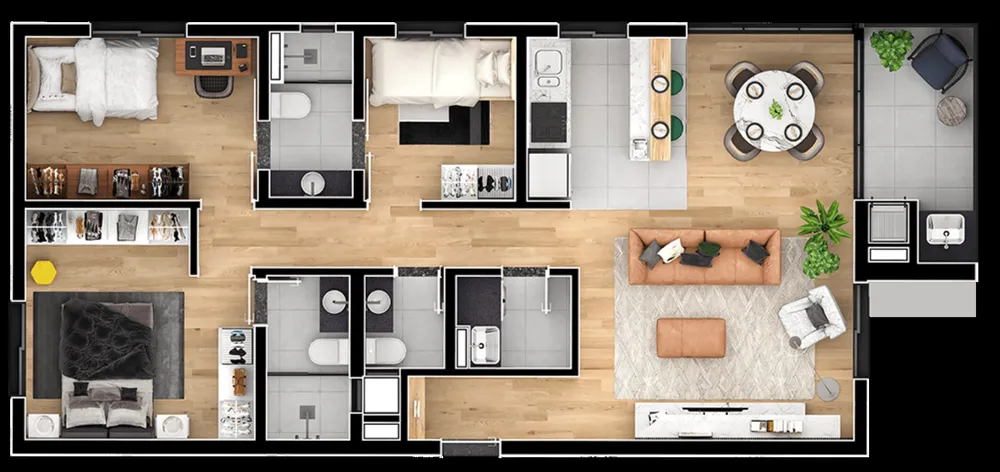 Apartamento, 1 quarto, 31 m² - Foto 11