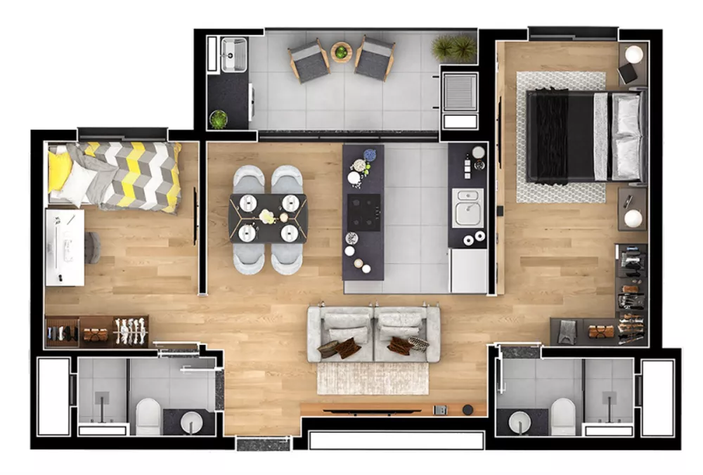 Apartamento à venda com 2 quartos, 93m² - Foto 17