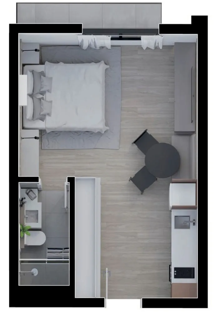 Apartamento, 1 quarto, 24 m² - Foto 8