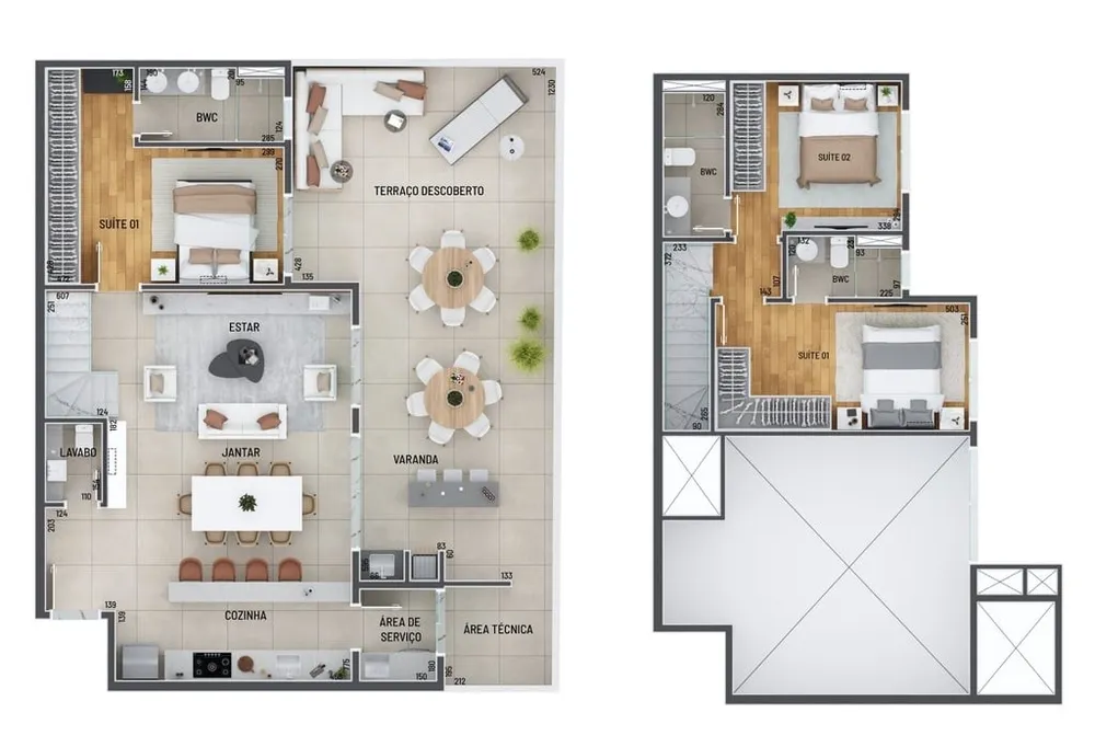 Cobertura, 2 quartos, 163 m² - Foto 7