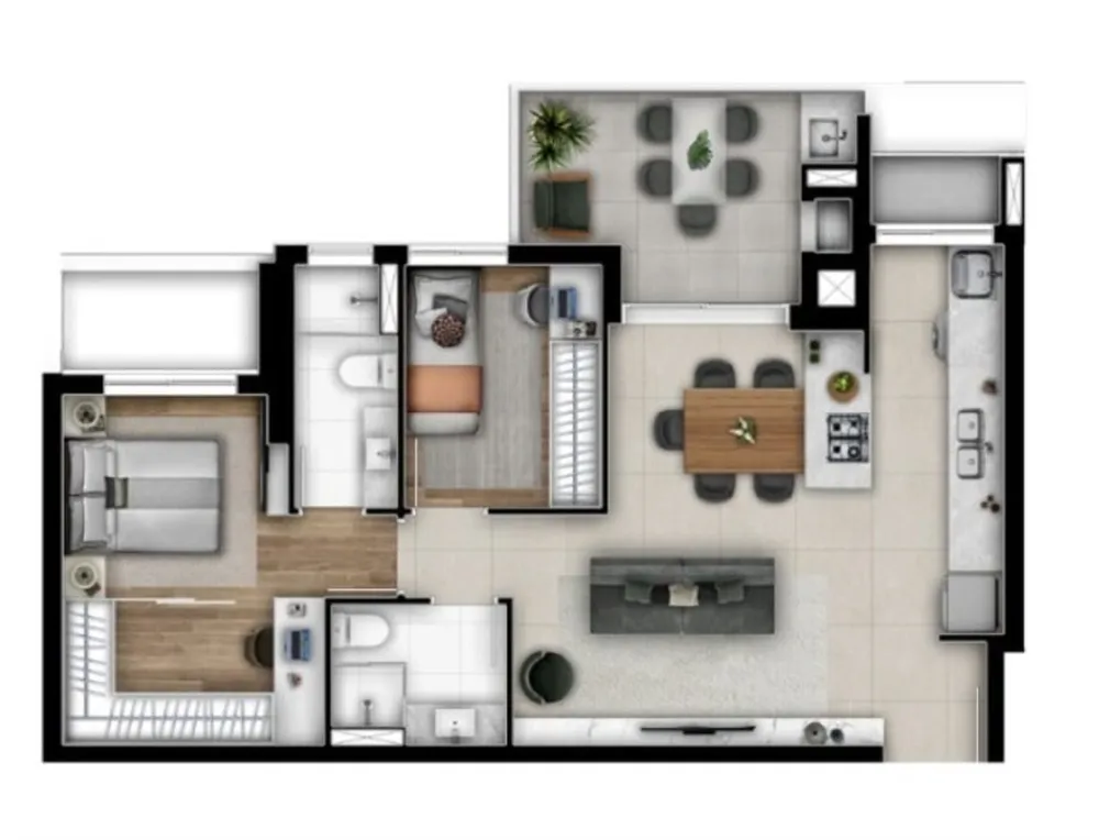 Apartamento, 3 quartos, 94 m² - Foto 9