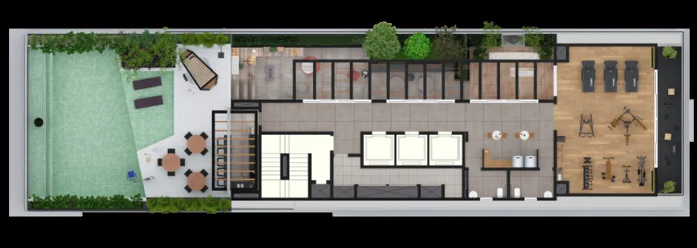 Apartamento, 1 quarto, 53 m² - Foto 3