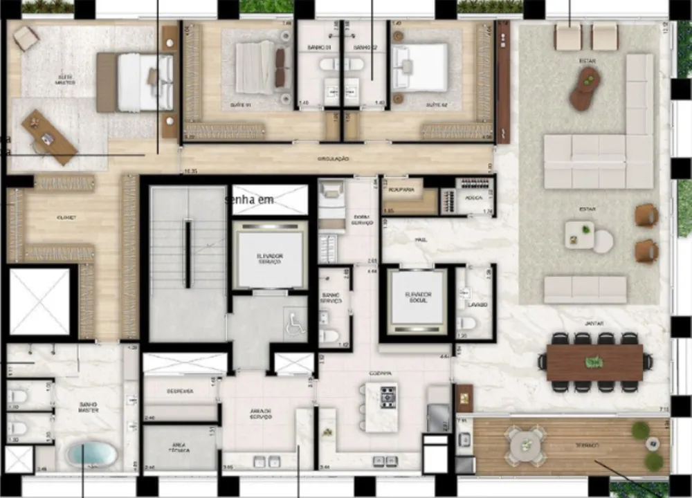 Apartamento, 3 quartos, 309 m² - Foto 12