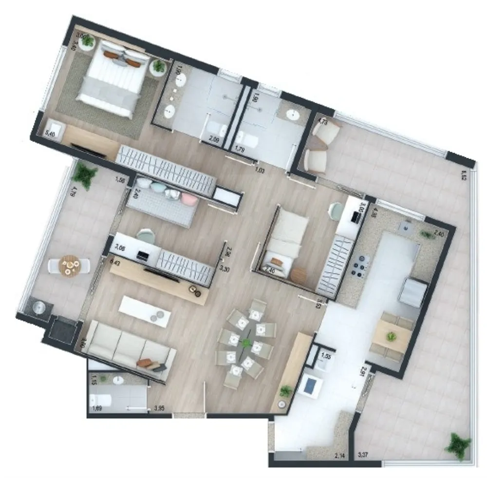 Apartamento, 3 quartos, 105 m² - Foto 6