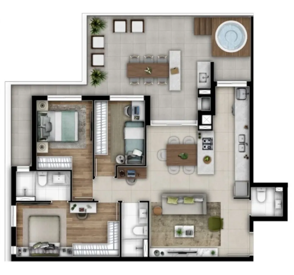 Apartamento, 2 quartos, 75 m² - Foto 12