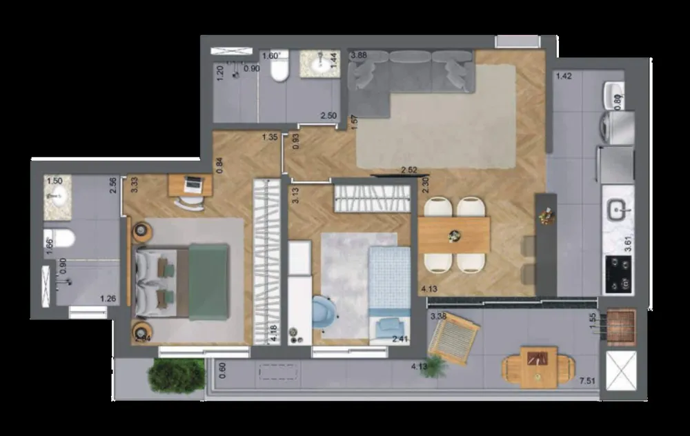 Apartamento, 3 quartos, 94 m² - Foto 11