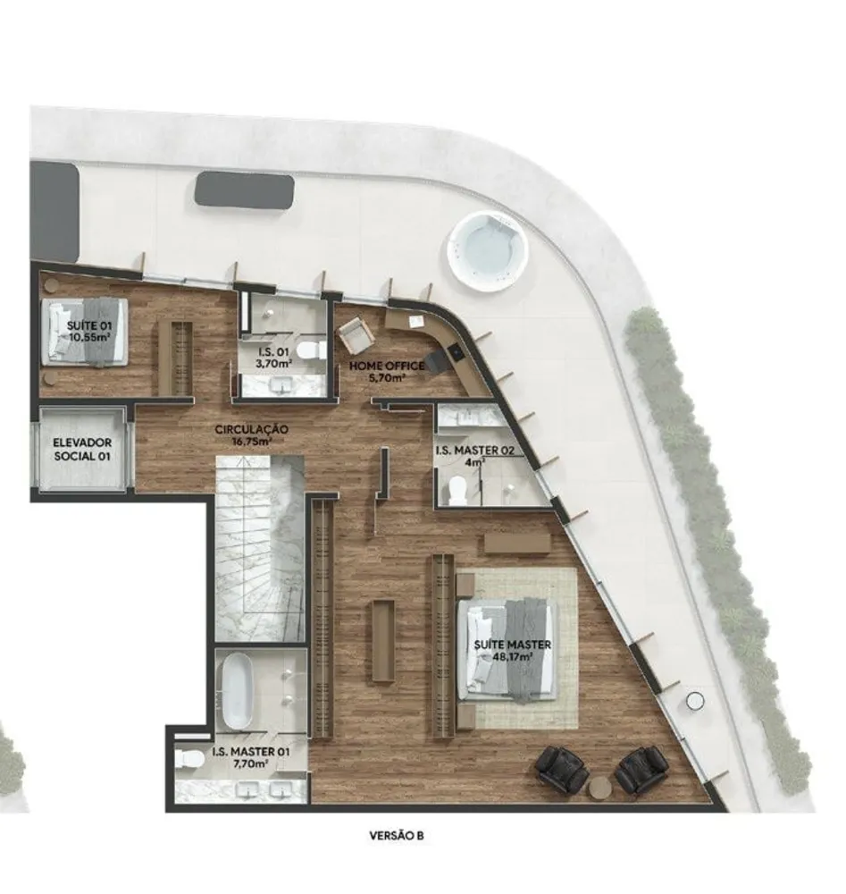 Apartamento, 3 quartos, 335 m² - Foto 4