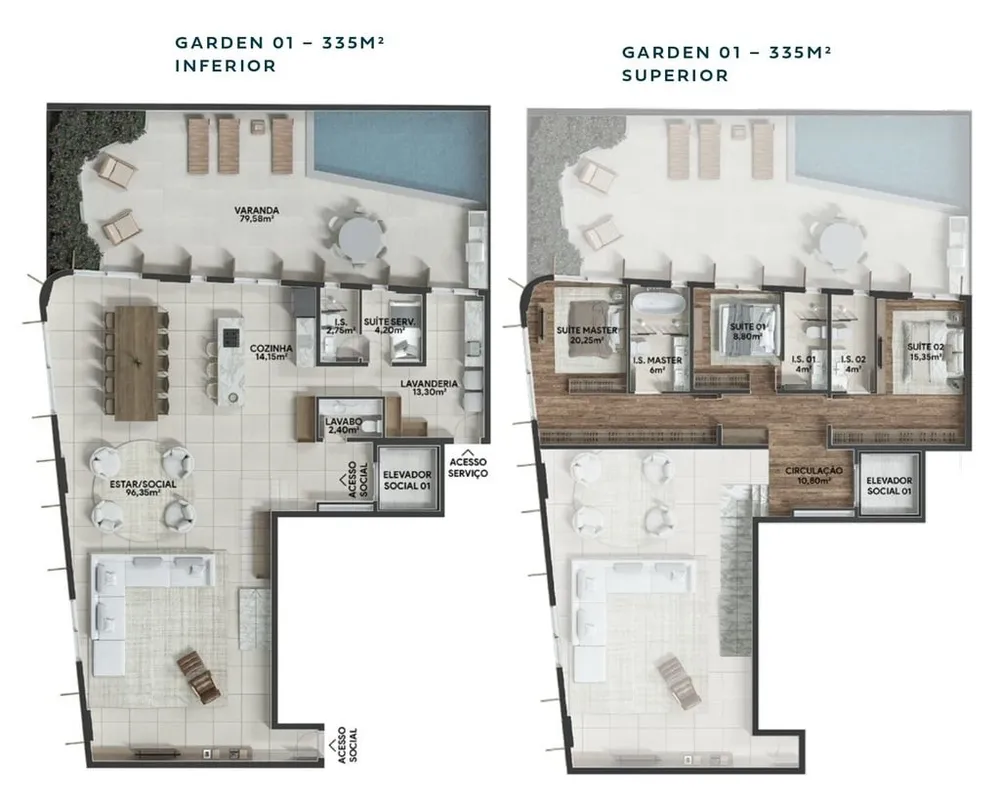 Apartamento, 3 quartos, 335 m² - Foto 7