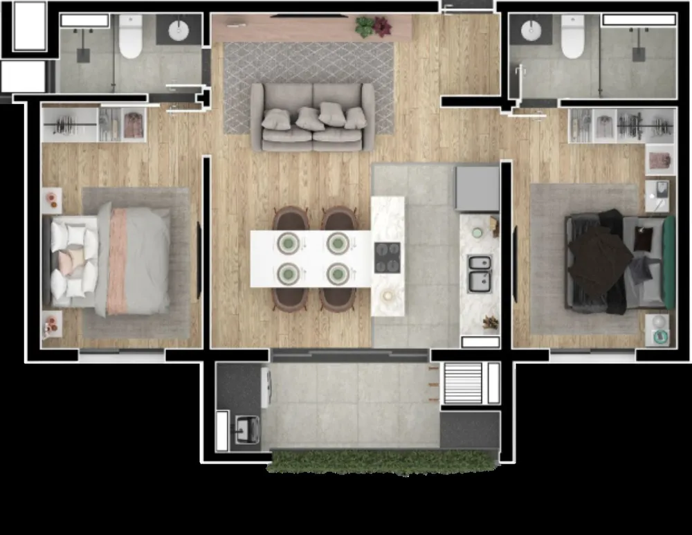 Cobertura, 3 quartos, 115 m² - Foto 8