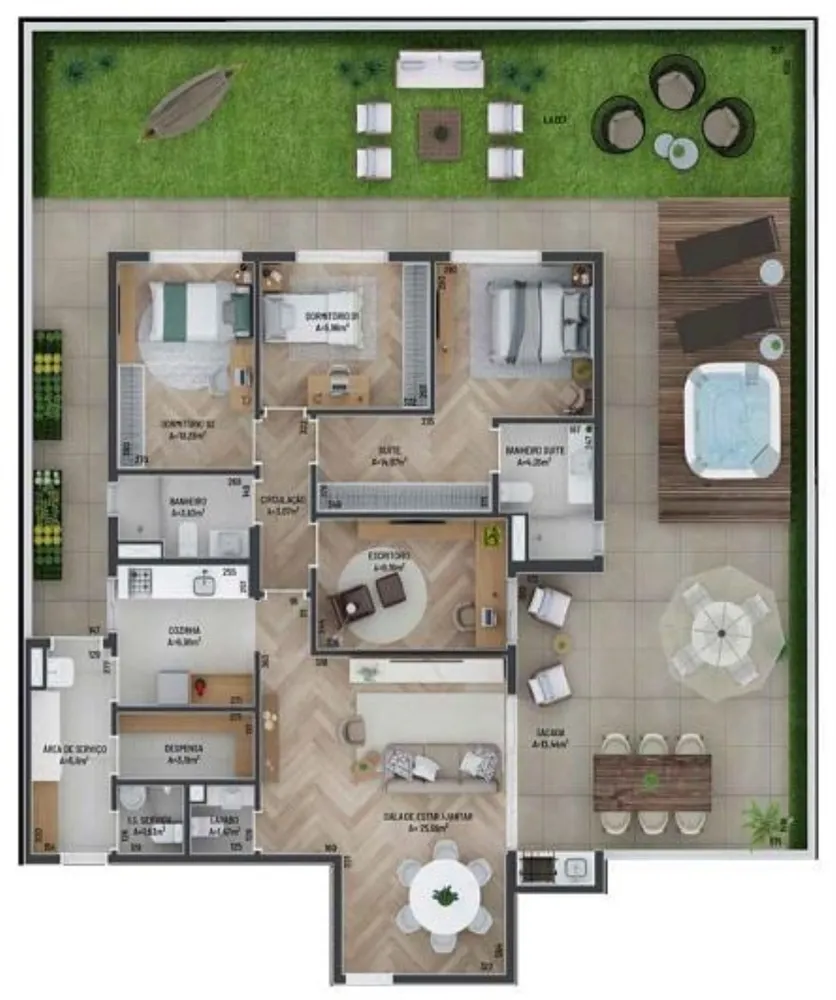 Apartamento, 4 quartos, 245 m² - Foto 12