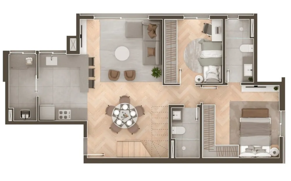 Apartamento, 2 quartos, 72 m² - Foto 4