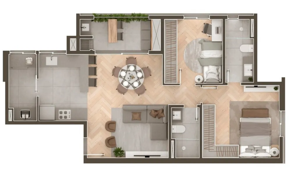 Apartamento, 2 quartos, 72 m² - Foto 6