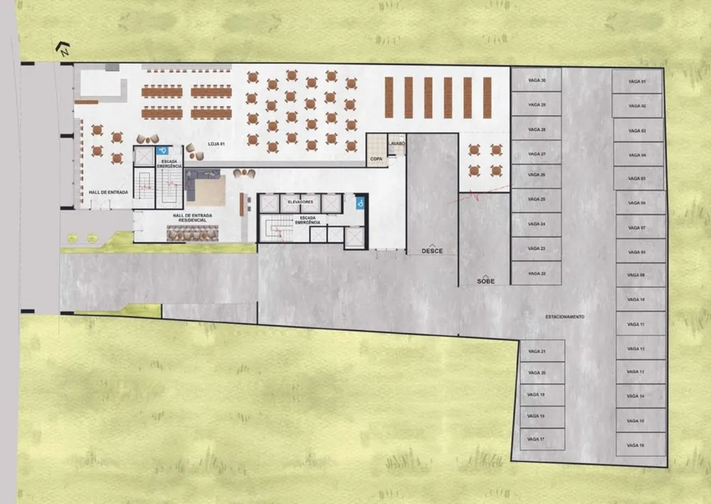 Cobertura, 1 quarto, 23 m² - Foto 10