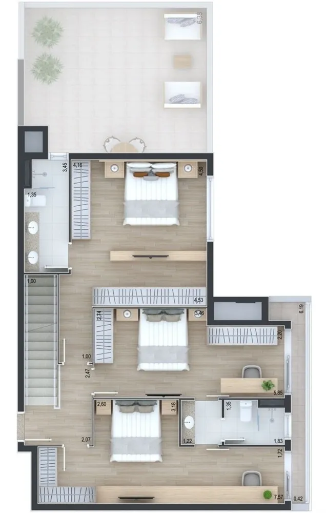 Apartamento, 2 quartos, 116 m² - Foto 12
