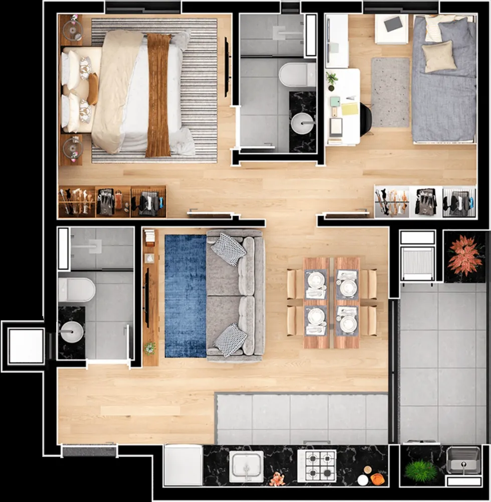 Loft, 36 m² - Foto 11