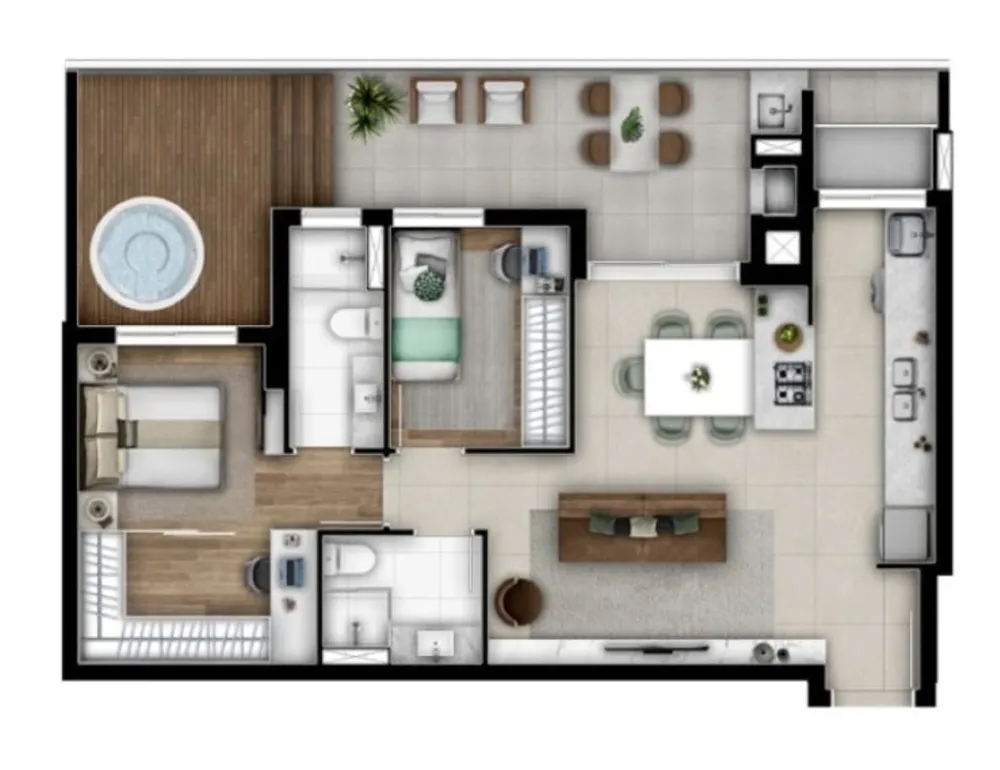 Apartamento, 2 quartos, 73 m² - Foto 11