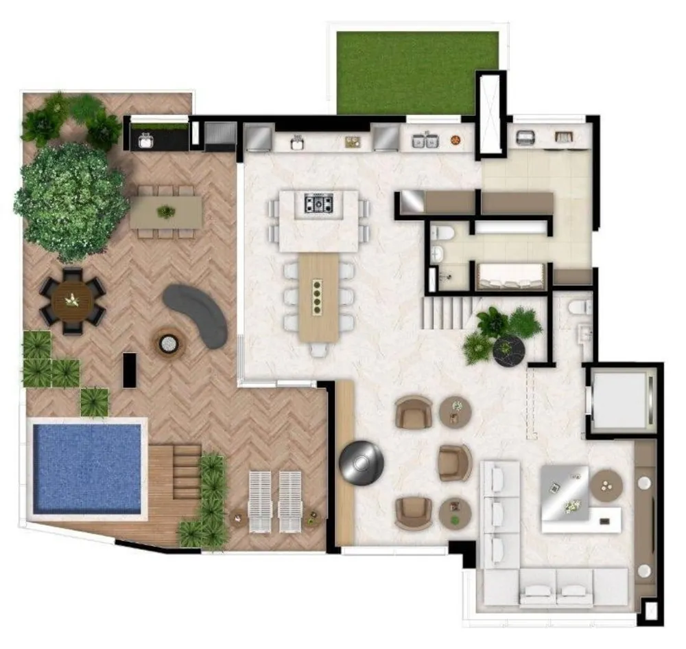 Apartamento, 3 quartos, 233 m² - Foto 7