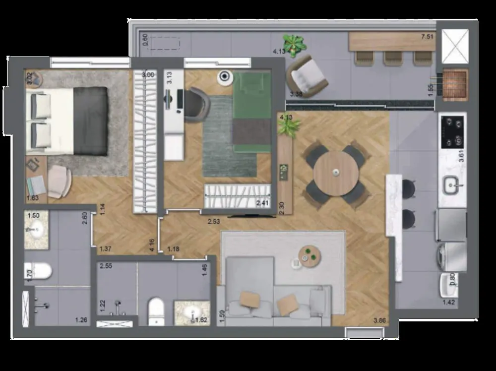 Apartamento, 3 quartos, 79 m² - Foto 12