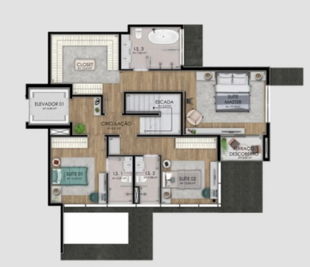 Apartamento, 3 quartos, 156 m² - Foto 11