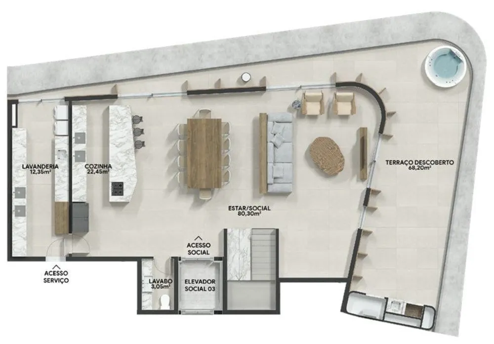 Apartamento, 3 quartos, 167 m² - Foto 10
