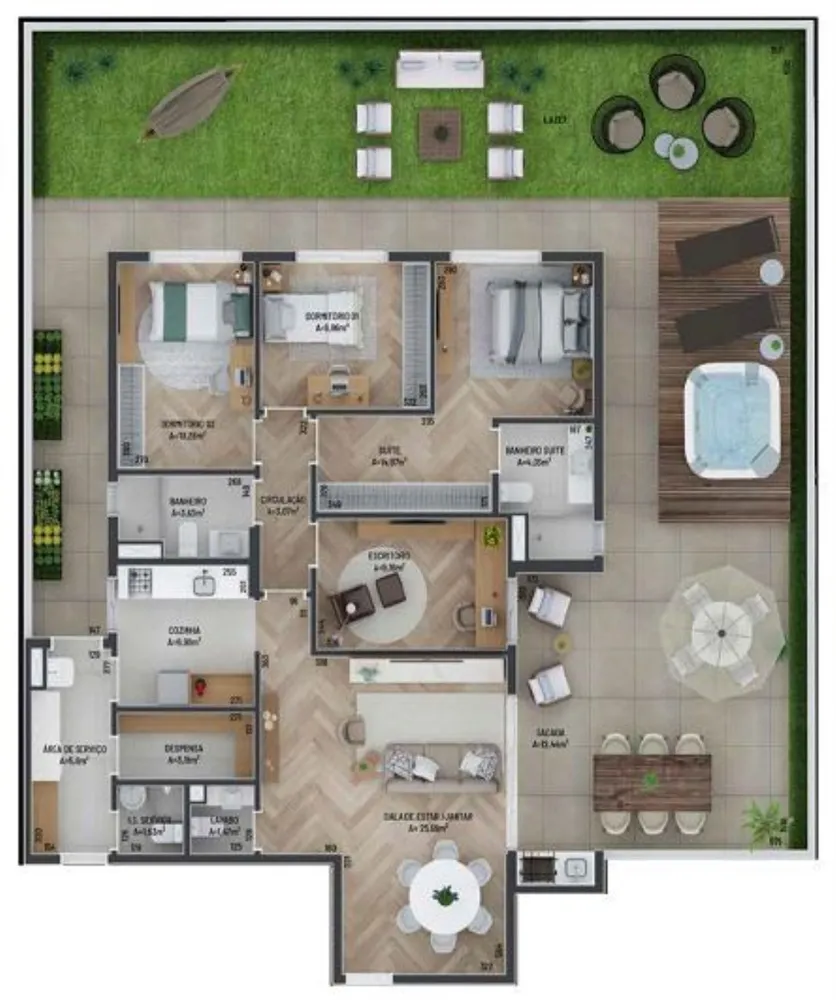 Apartamento, 4 quartos, 126 m² - Foto 1