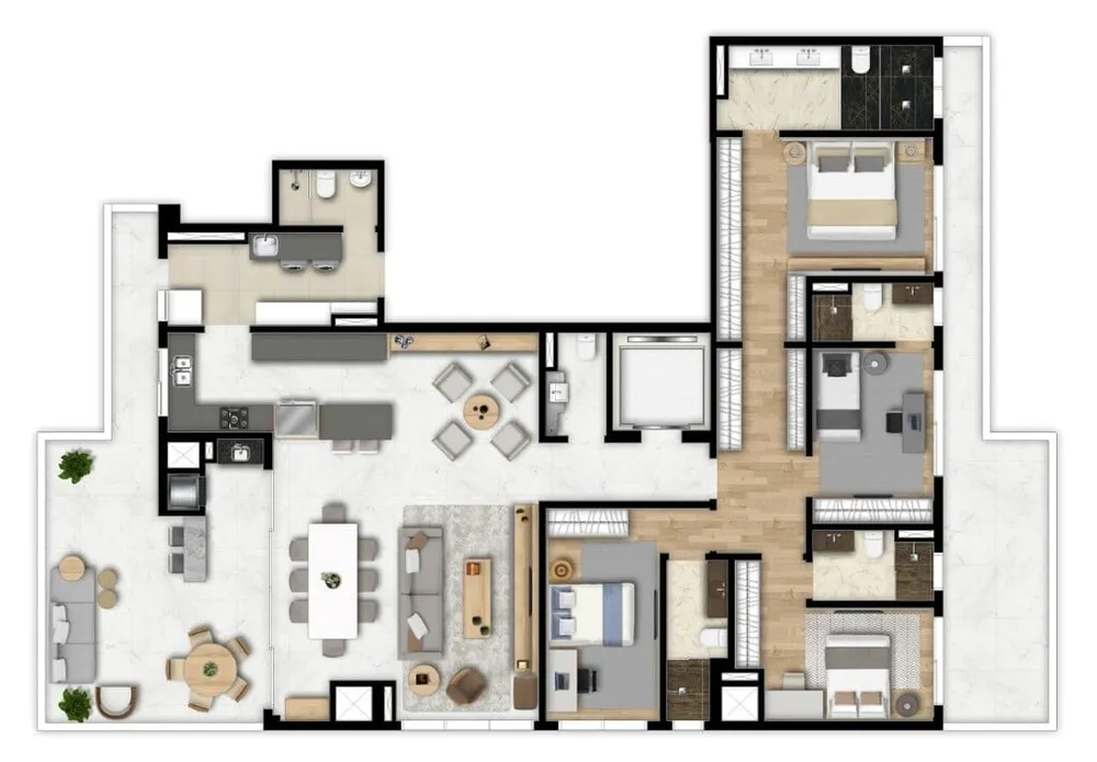 Apartamento, 3 quartos, 248 m² - Foto 10