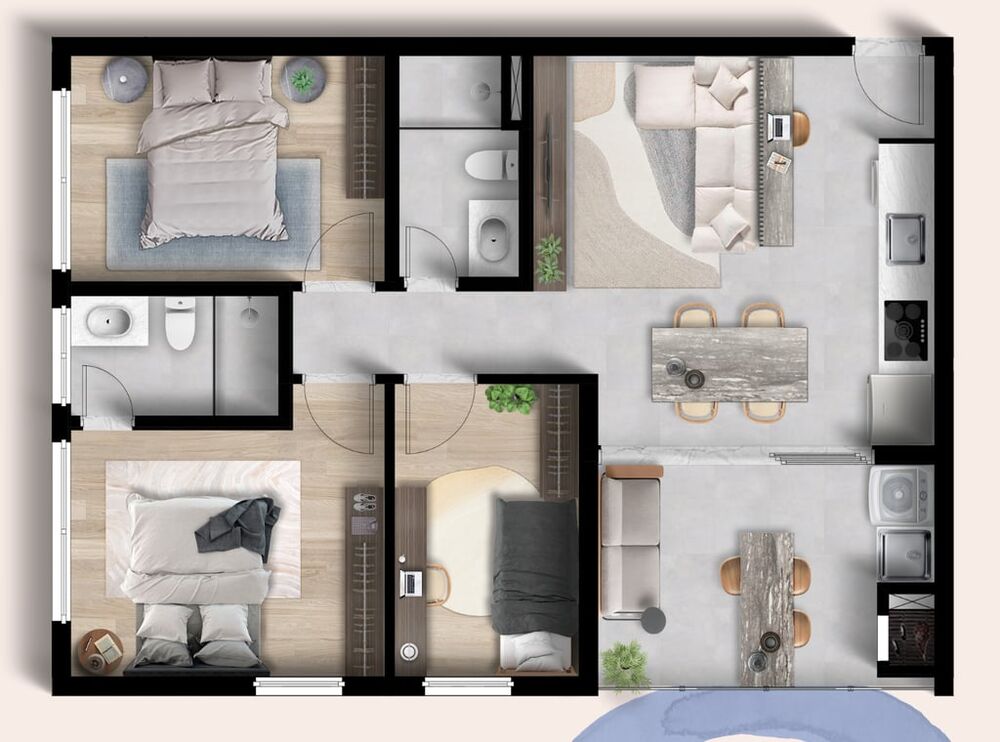 Apartamento, 4 quartos, 142 m² - Foto 2