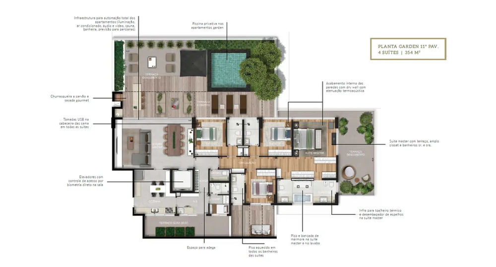 Apartamento, 4 quartos, 236 m² - Foto 9