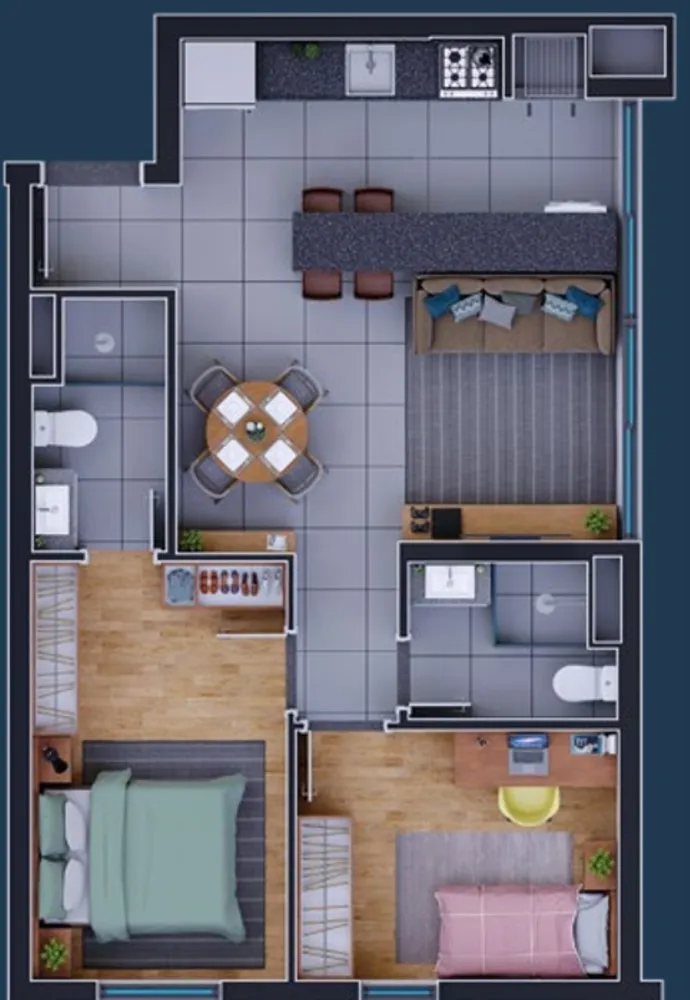 Apartamento, 3 quartos, 69 m² - Foto 11