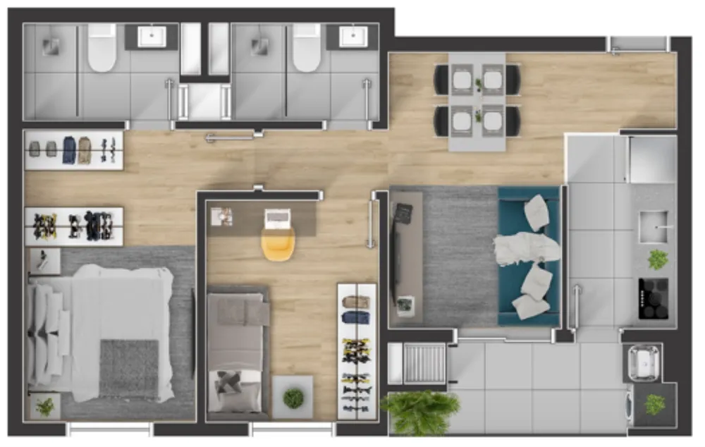 Apartamento, 1 quarto, 26 m² - Foto 15