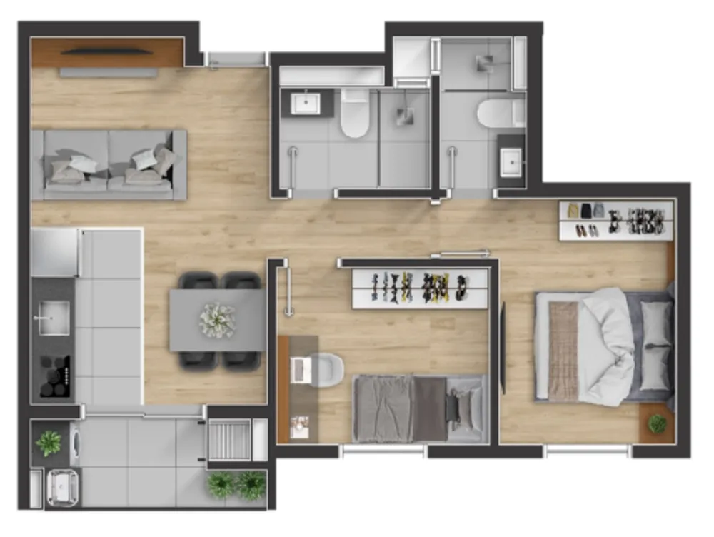 Apartamento, 1 quarto, 26 m² - Foto 13
