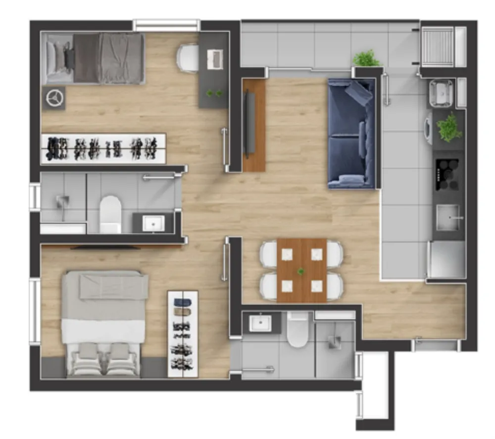 Apartamento, 1 quarto, 26 m² - Foto 14