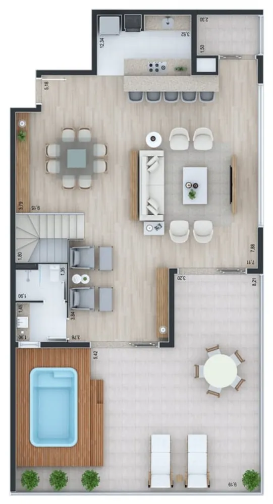 Apartamento, 3 quartos, 143 m² - Foto 7