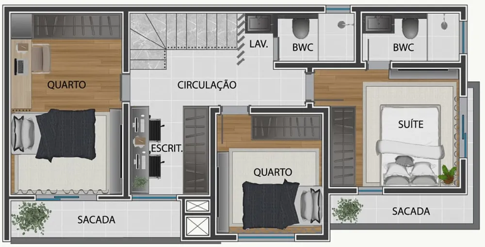 Apartamento, 2 quartos, 58 m² - Foto 16