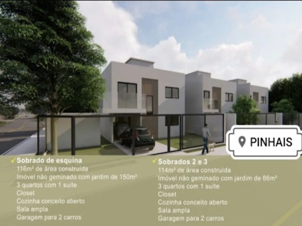 Sobrado, 3 quartos - Foto 1