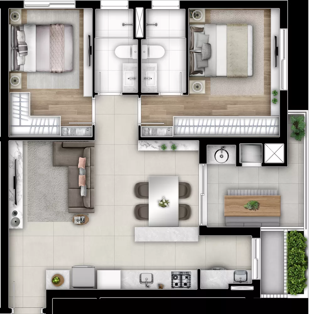 Apartamento à venda com 3 quartos, 154m² - Foto 10