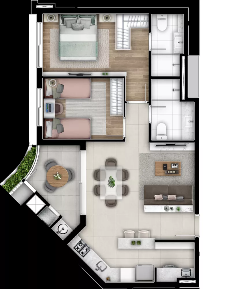 Apartamento à venda com 3 quartos, 154m² - Foto 6