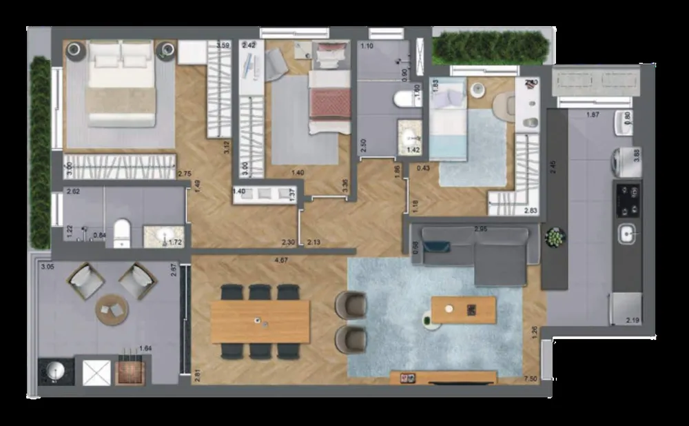 Cobertura, 3 quartos, 140 m² - Foto 10