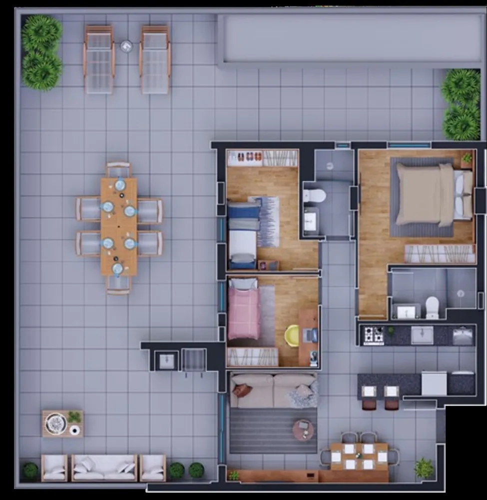 Apartamento, 3 quartos, 138 m² - Foto 3