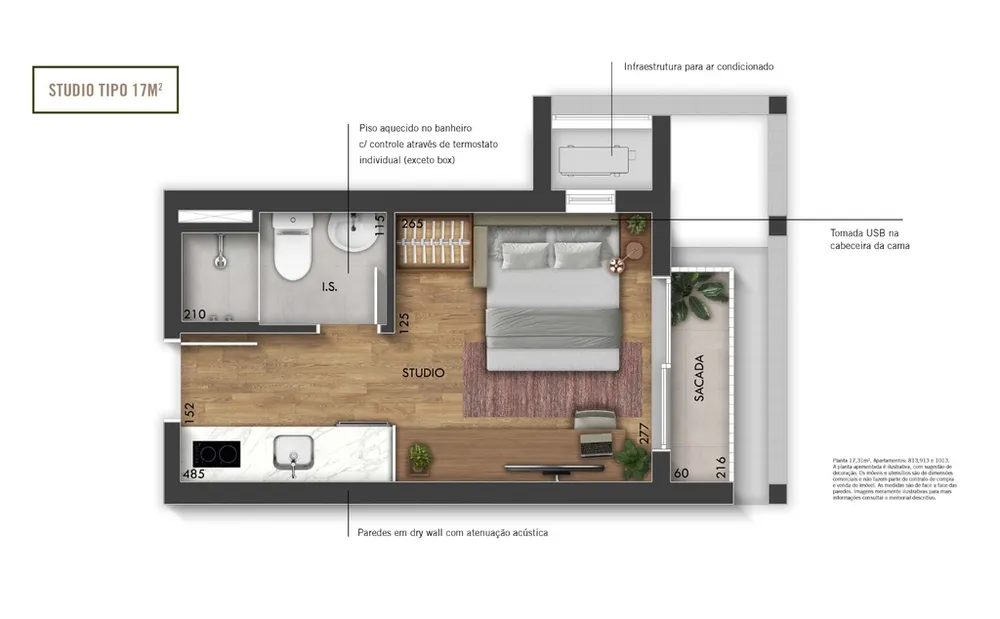 Apartamento, 1 quarto, 32 m² - Foto 29
